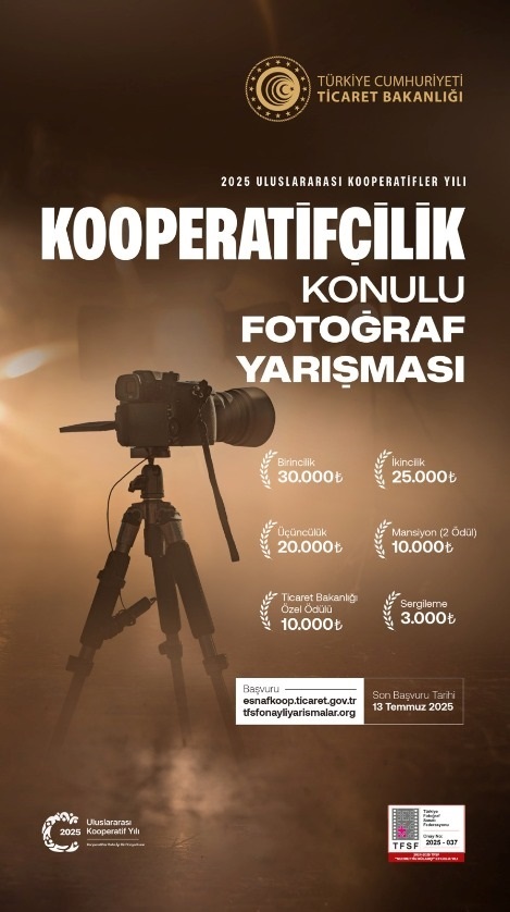 Kooperatifçilik Konulu Kısa Film Yarışması ve Kooperatifçilik Konulu Fotoğraf Yarışması Duyurusu
